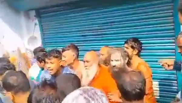Sadhus Stripped And Assaulted In West Bengal Sadhus Stripped And Assaulted In West Bengal
