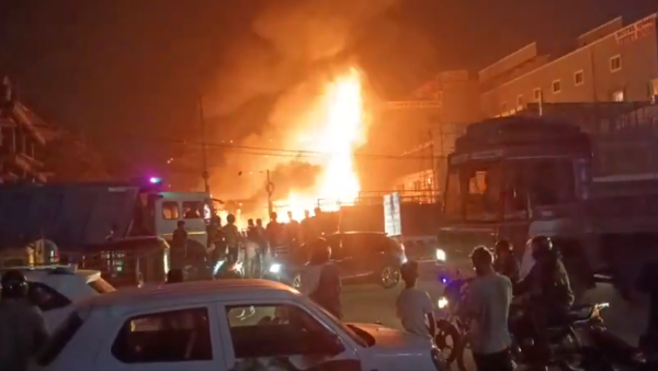 CMR Shopping Mall IN Hyderabads Uppal Gutted In Massive Fire