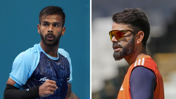 Sumit Nagal and Virat Kohli