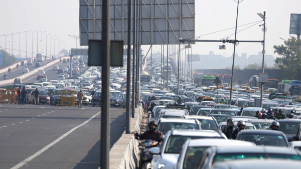 Jam in New Delhi-Noida