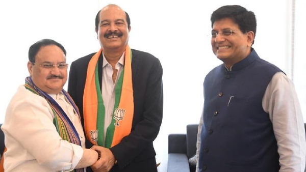 BJPs Harsh Mahajan With JP Nadda And Piyush Goyal (File Photo)
