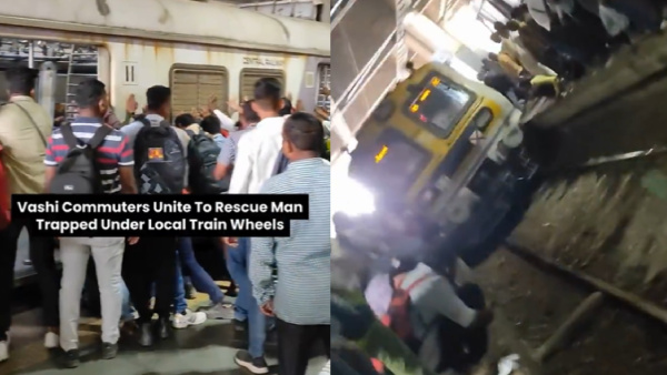 Navi Mumbai Local Train Viral Video