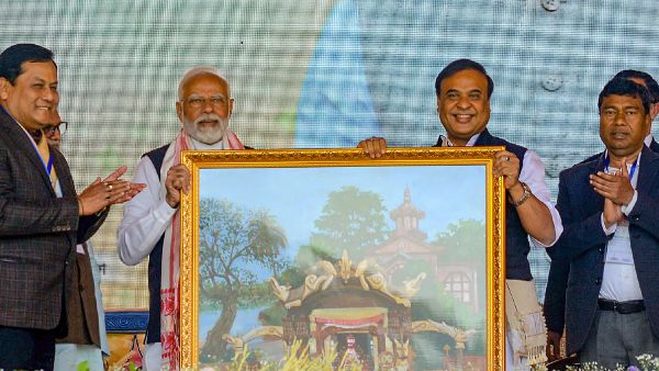 PM Narendra Modi Inaugurates Projects Worth Rs 11000 Cr In Assam