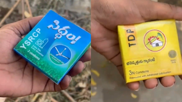 Condom campaign during AP Elections 2024 Condom campaign during AP Elections 2024
