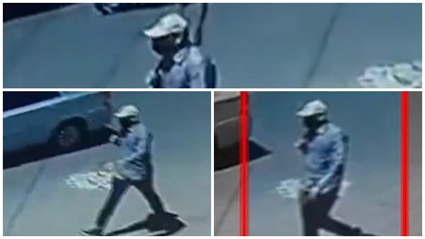 Bengaluru Bomb Blast: First Visuals of Suspect Out - White Hat, Black Mask, And Rava Idly