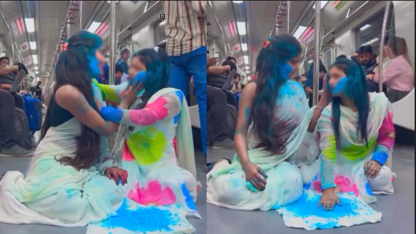 WATCH Viral Video Of Holi Celebration WATCH Viral Video Of Holi Celebration