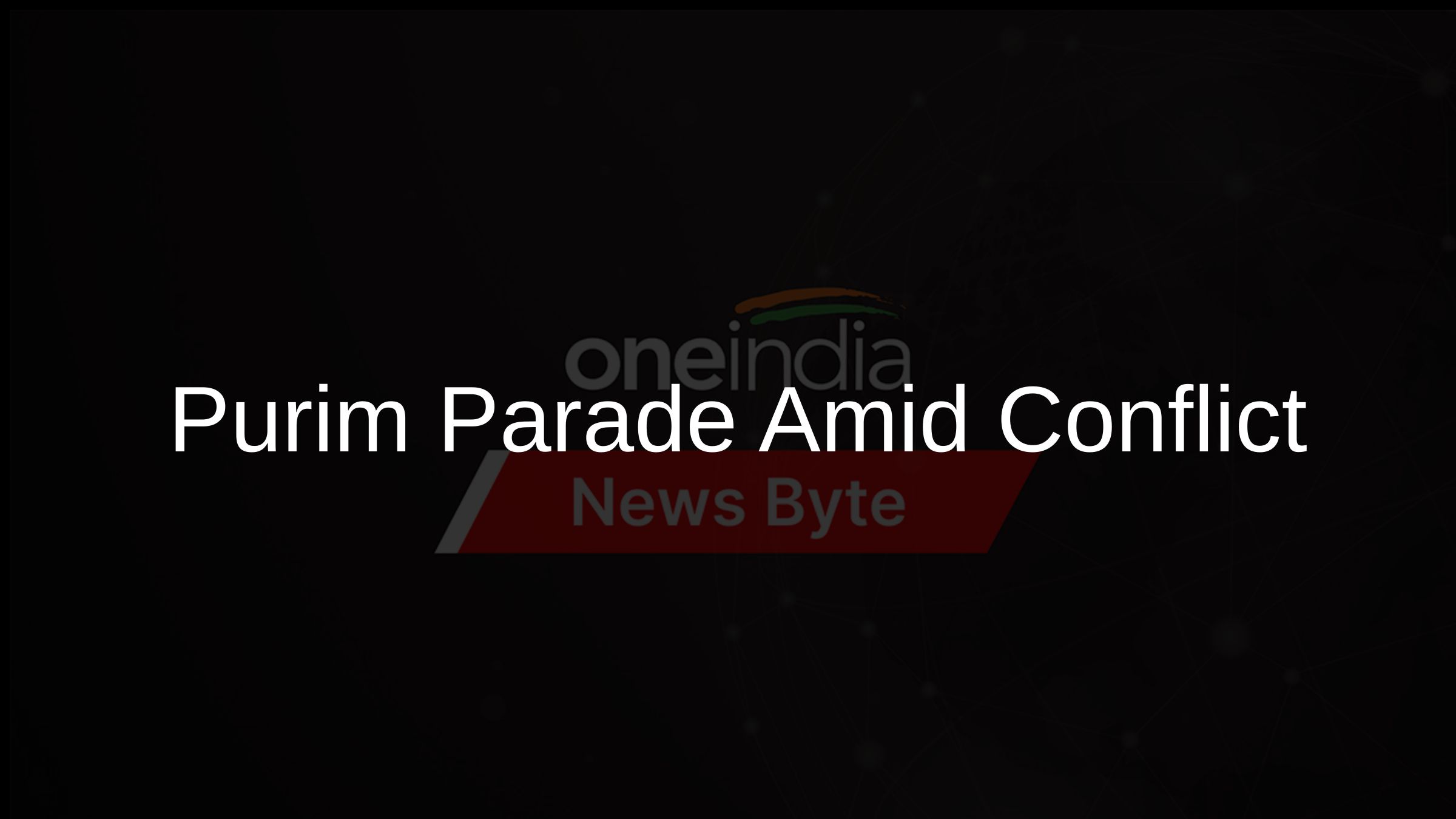 Purim Parade Amid Conflict