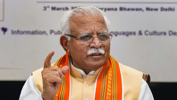 Former Chief Minster Of Haryana Manohar Lal Khattar
