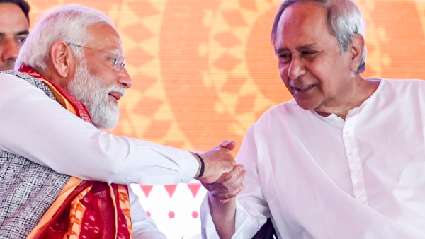 Prime Minister Narendra Modi and Naveen Patnaik