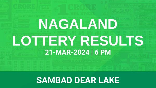 Results of the Nagaland State Lottery Dear Lake for March 3 at 6 PM
