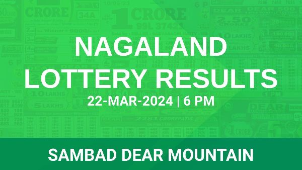 Results of the Nagaland State Lottery Dear Mountain for March 3 at 6 PM Results of the Nagaland State Lottery Dear Mountain for March 3 at 6 PM
