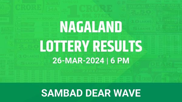 Results of the Nagaland State Lottery Dear Wave for March 3 at 6 PM