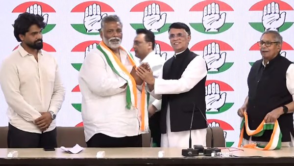 Pappu Yadav Joins Congress Pappu Yadav Joins Congress