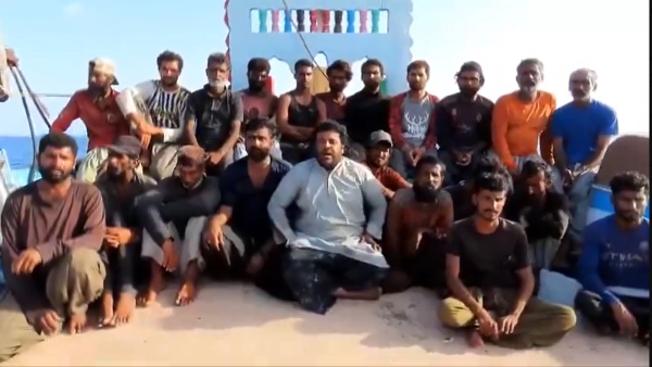 Pakistani Crew Cheers India Zindabad After Rescue By Indian Navy From Pirates
