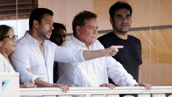 Salman Khan Arbaaz Khan With Father Salim Khan file photo Salman Khan Arbaaz Khan With Father Salim Khan file photo