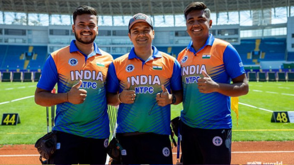 Archery World Cup India Bags Three Gold Medals Clean Sweeps Team Events