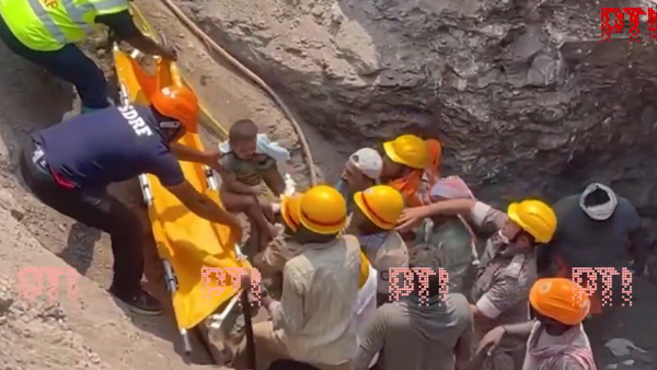 2-Year Old Boy Safely Pulled Out