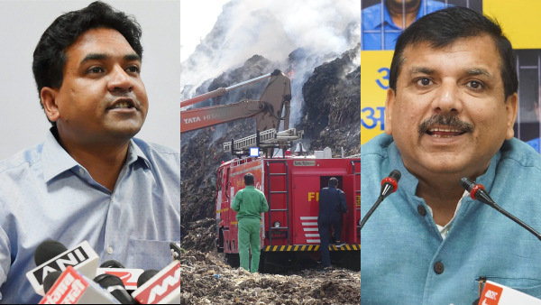 BJP vs AAP Over Gazipur Landfill Fire