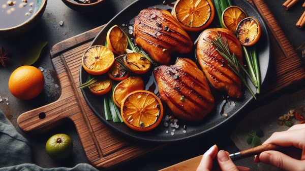 Asian Grilled Duck Breasts With Mandarin Glaze Recipe For Weekend Nights