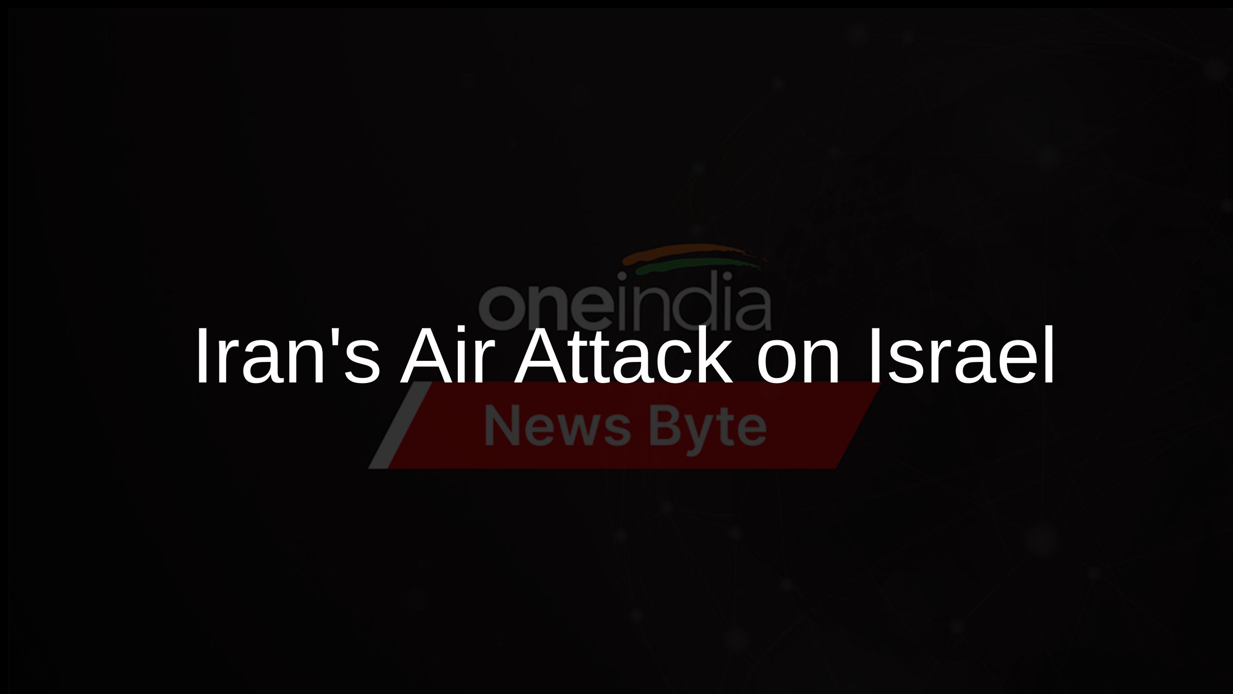 Irans Air Attack on Israel