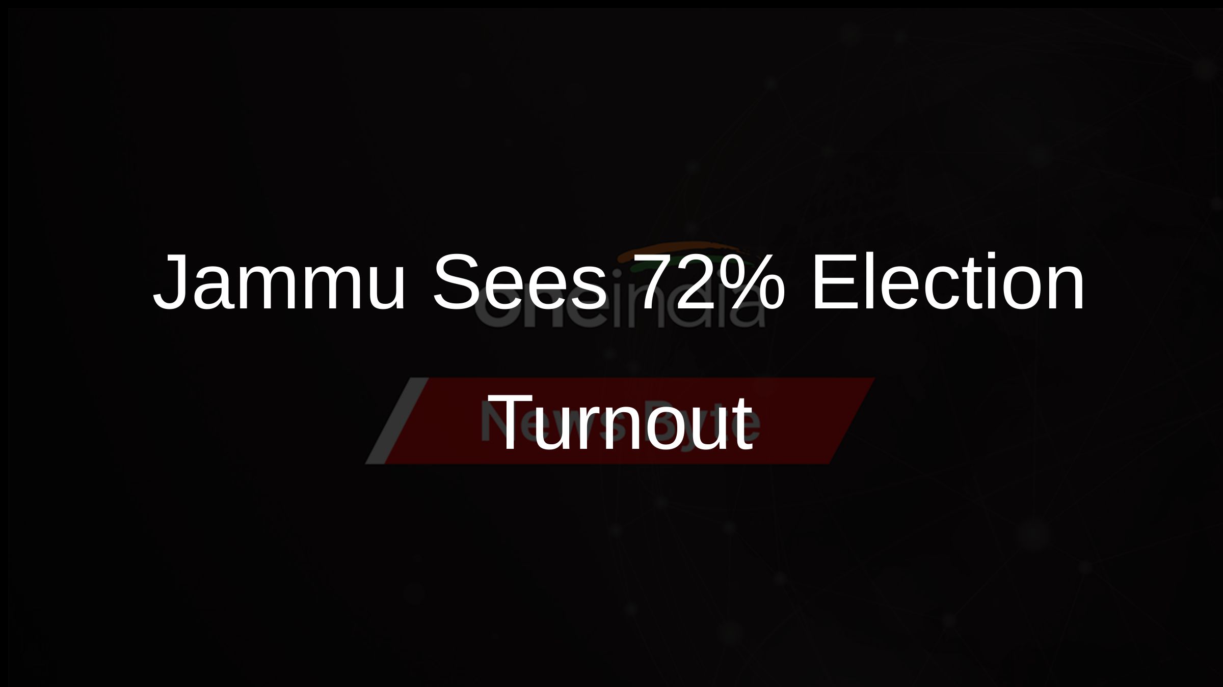 Jammu Sees 72% Election Turnout