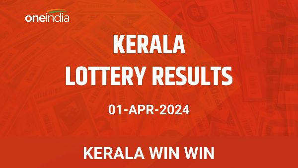 Results of the Kerala State Lottery Win Win for April 1