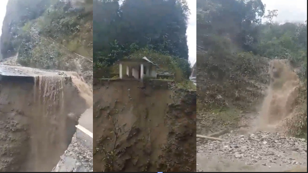 Massive Landslide Blocks Arunachal