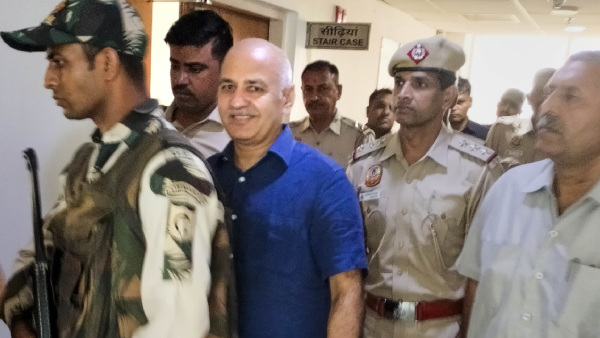 Former Delhi deputy chief minister and AAP leader Manish Sisodia