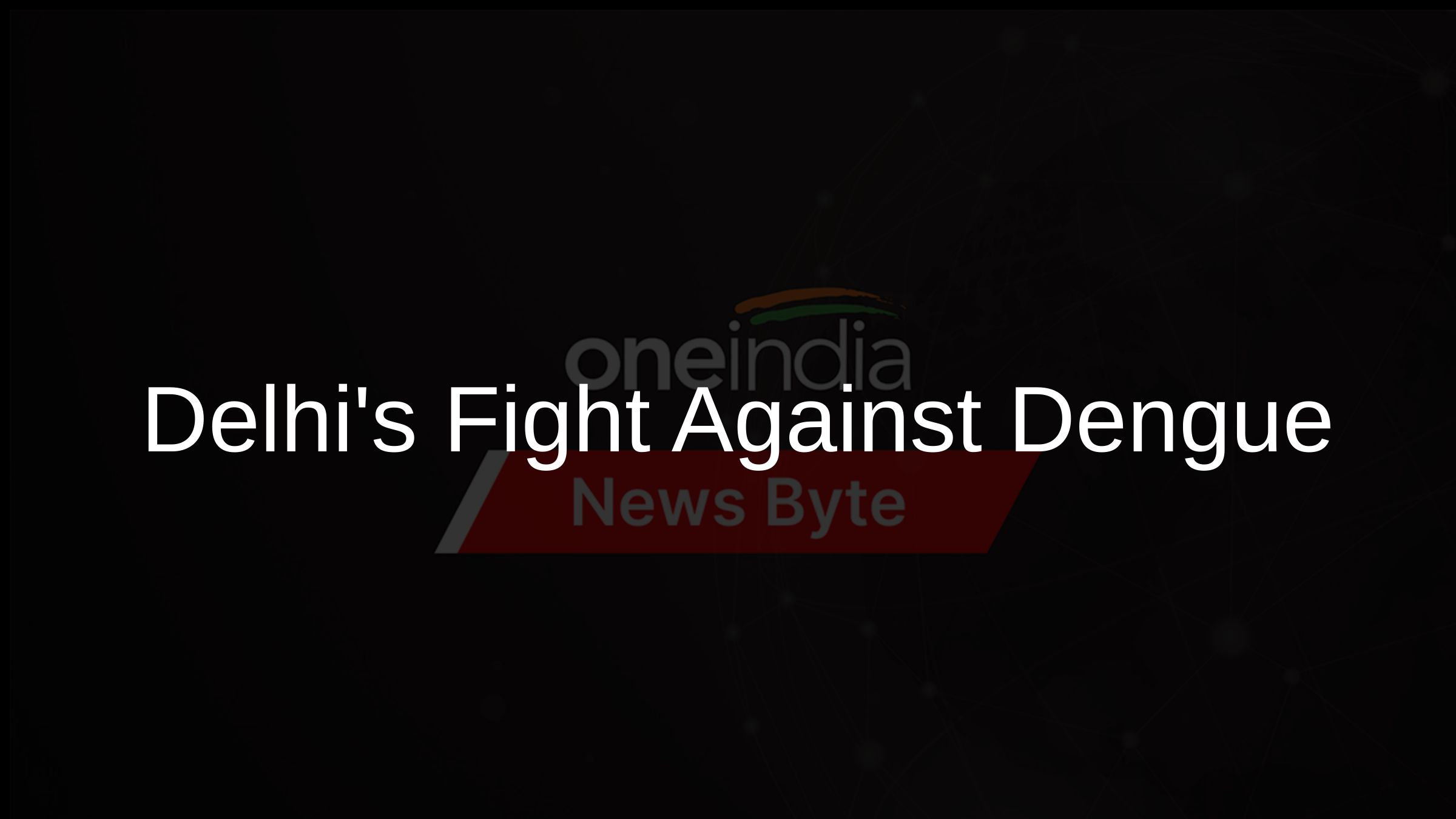 Delhis Fight Against Dengue