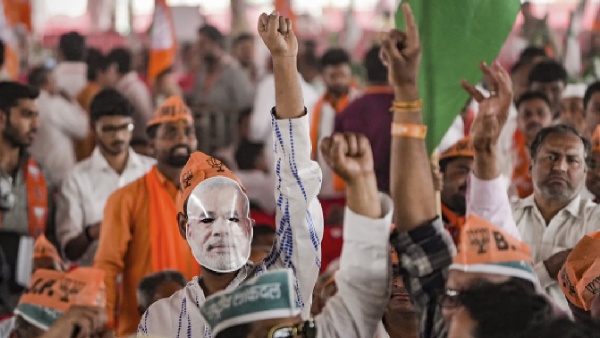 BJP Eyes Third Win in UP Modi Leads