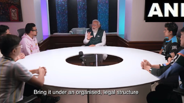 Modi Interacts With Top Gamers