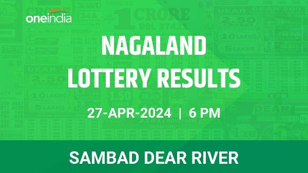 Results of the Nagaland State Lottery Dear River for April 27 at 6 PM