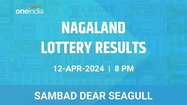 Results of the Nagaland State Lottery Dear Seagull for April 12 at 8 PM