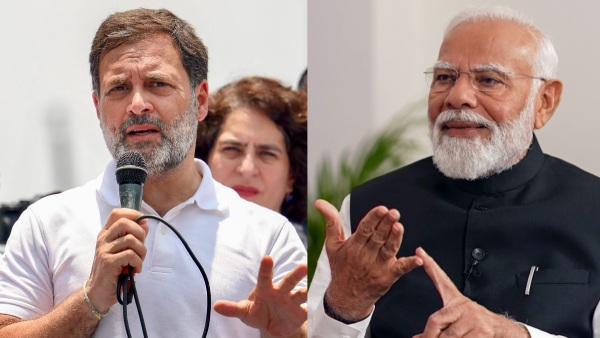 Rahul Gandhi and PM Narendra Modi