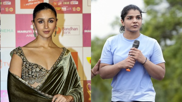 Alia Bhatt and Sakshi Malik Alia Bhatt and Sakshi Malik