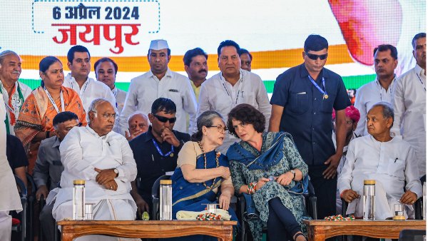 Image From Congress Rally In Rajasthan