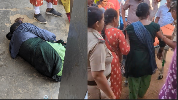 Woman Voter Collapses After Heart Attack