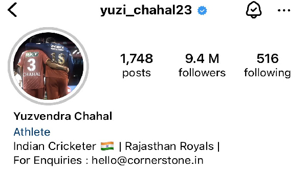 Fact Check Did Yuzvendra Chahal Earn 10M Instagram Followers In 2 Days After Virat Kohli Bhaiya Post