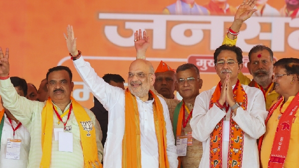 Amit Shah At Jhansi Rally Modi Govt Will Reclaim PoK Not Afraid Of Pakistan s Atom Bombs