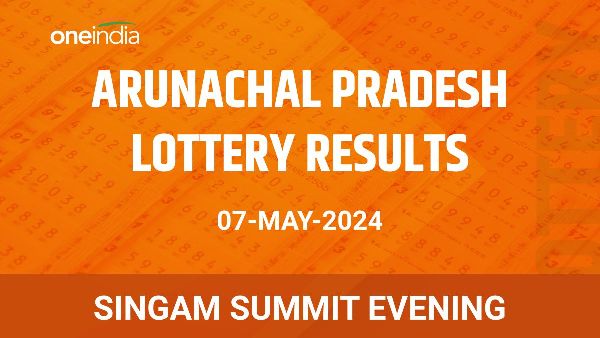 Results of the Arunachal Pradesh State Lottery Singam Summit Evening for May 07 Results of the Arunachal Pradesh State Lottery Singam Summit Evening for May 07