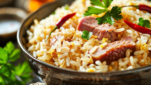 Simple Shredded Duck Fried Rice Recipe That Is Ideal If You Are Planning A Quick Dinner