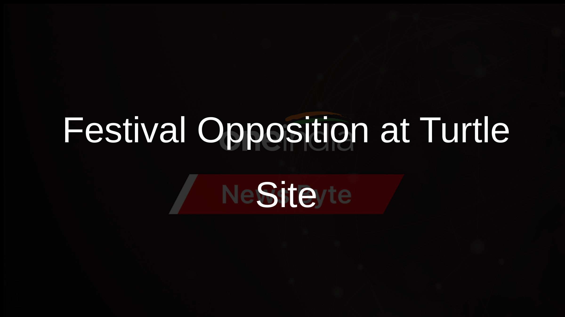 Festival Opposition at Turtle Site
