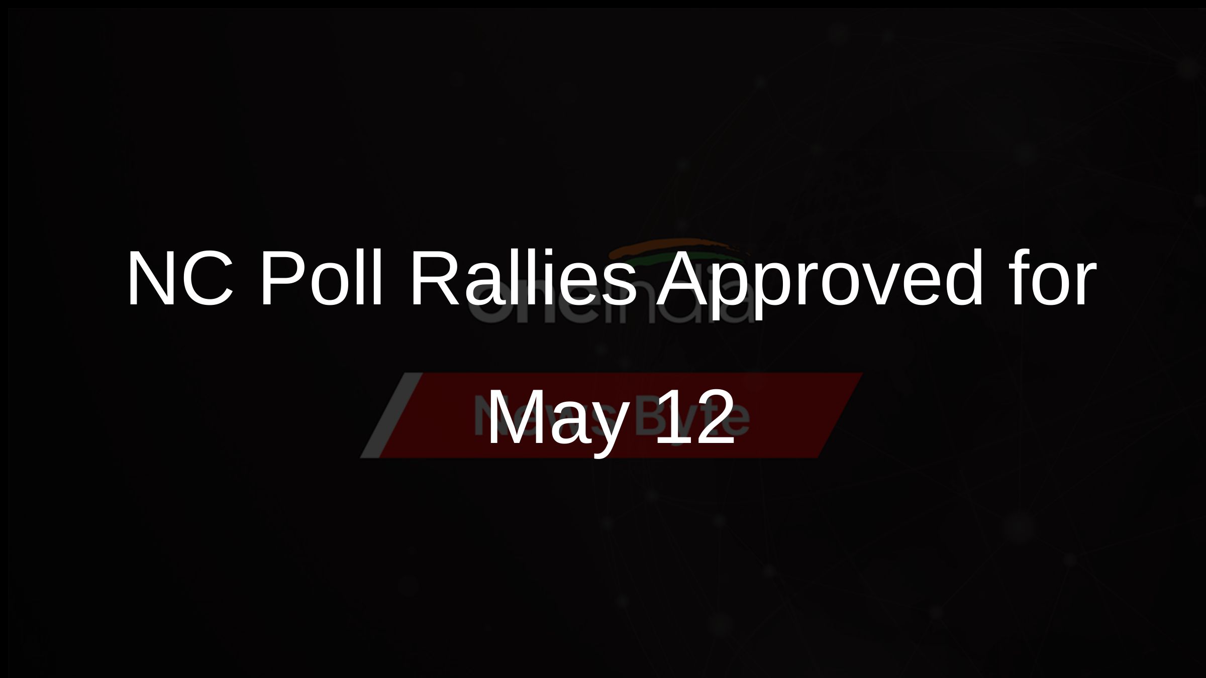 NC Poll Rallies Approved for May 12