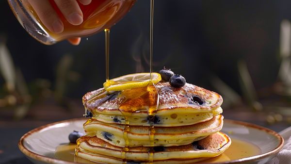 Lemon Blueberry Pancakes Recipe