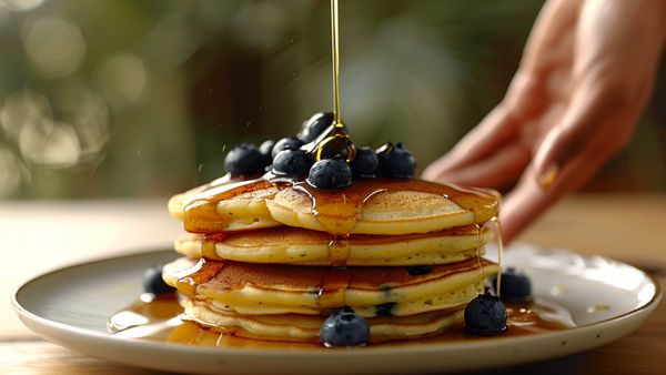 Lemon Blueberry Pancakes Recipe