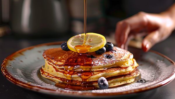 Lemon Blueberry Pancakes Recipe