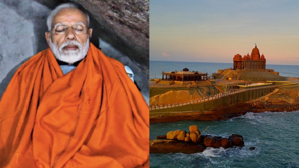 PM Modi To Meditate For 45 Hours At Kanniyakumari s Vivekananda Rock Memorial 2K Police Personnel On Guard