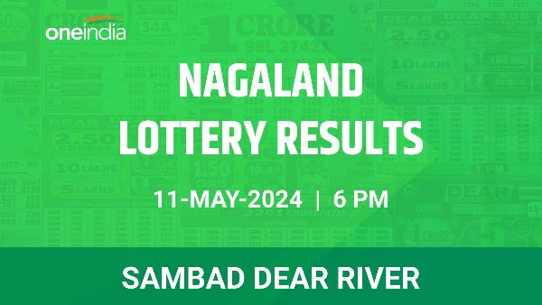 Results of the Nagaland State Lottery Dear River for May 11 at 6 PM