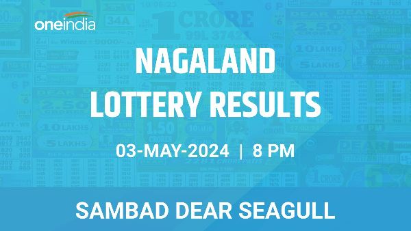 Results of the Nagaland State Lottery Dear Seagull for May 3 at 8 PM