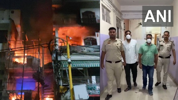 Delhi Fire Police Arrest Hospital Owner Dr Naveen Kichi
